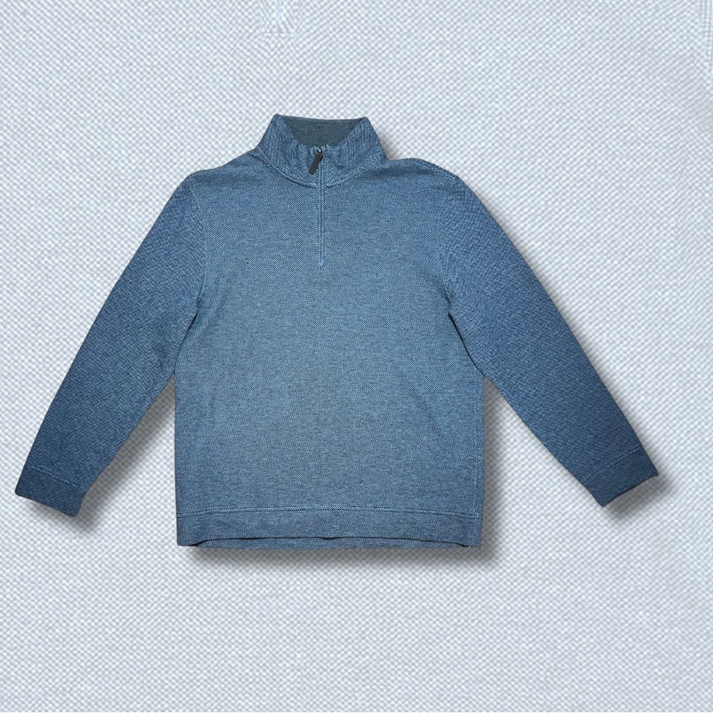 Tasso Elba Textured Knit in Deep Blue